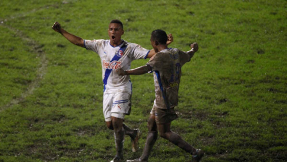 La celebración del campeón Olimpia