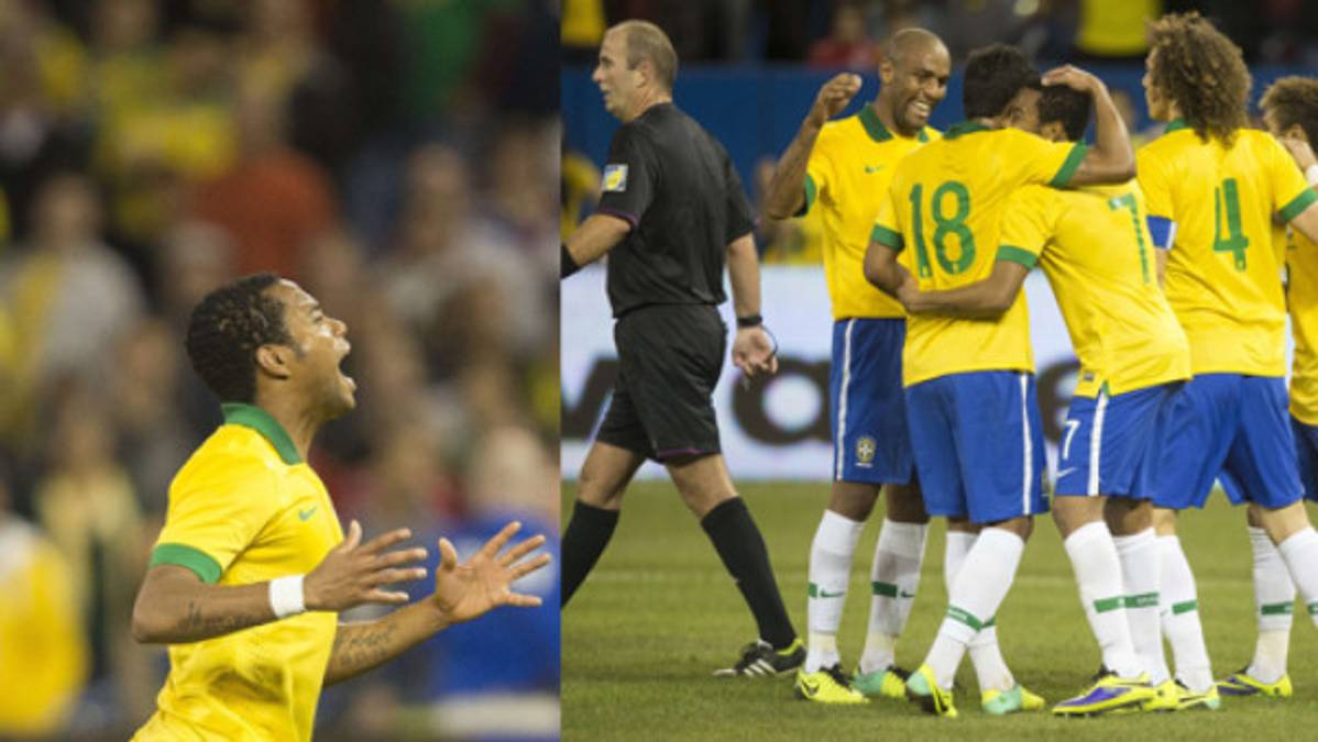 Robinho le dio triunfo a Brasil ante Chile