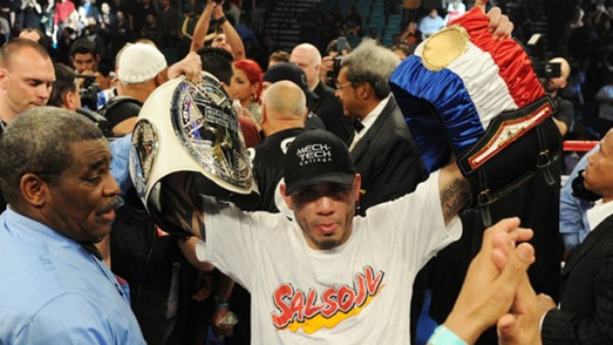 Miguel Cotto retuvo el título superwelter al vencer al nicaragüense Mayorga