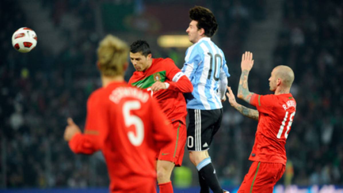 Messi aniquila a Portugal y Cristiano