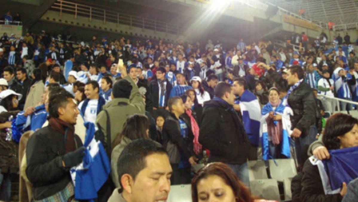 La afición de Honduras se fue desilusionada