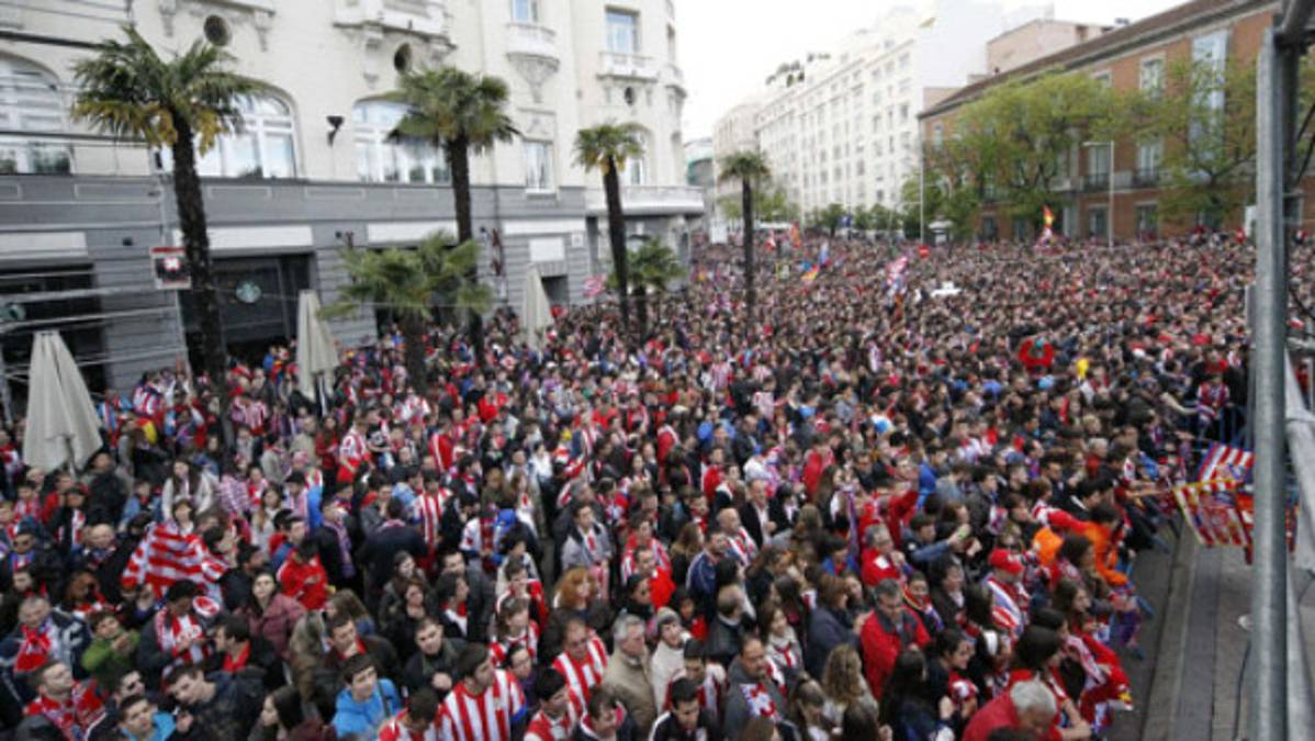 40 mil Atléticos festejan con la fiesta del campeón de Copa