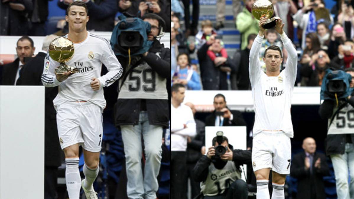 El Bernabéu se viste de dorado con mosaico dedicado a CR7