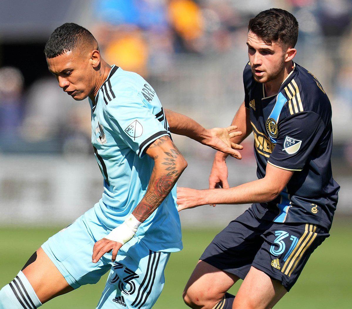 Kervin Arriaga se estrena en la MLS dejando buenas sensaciones en empate del Minnesota: remató al travesaño