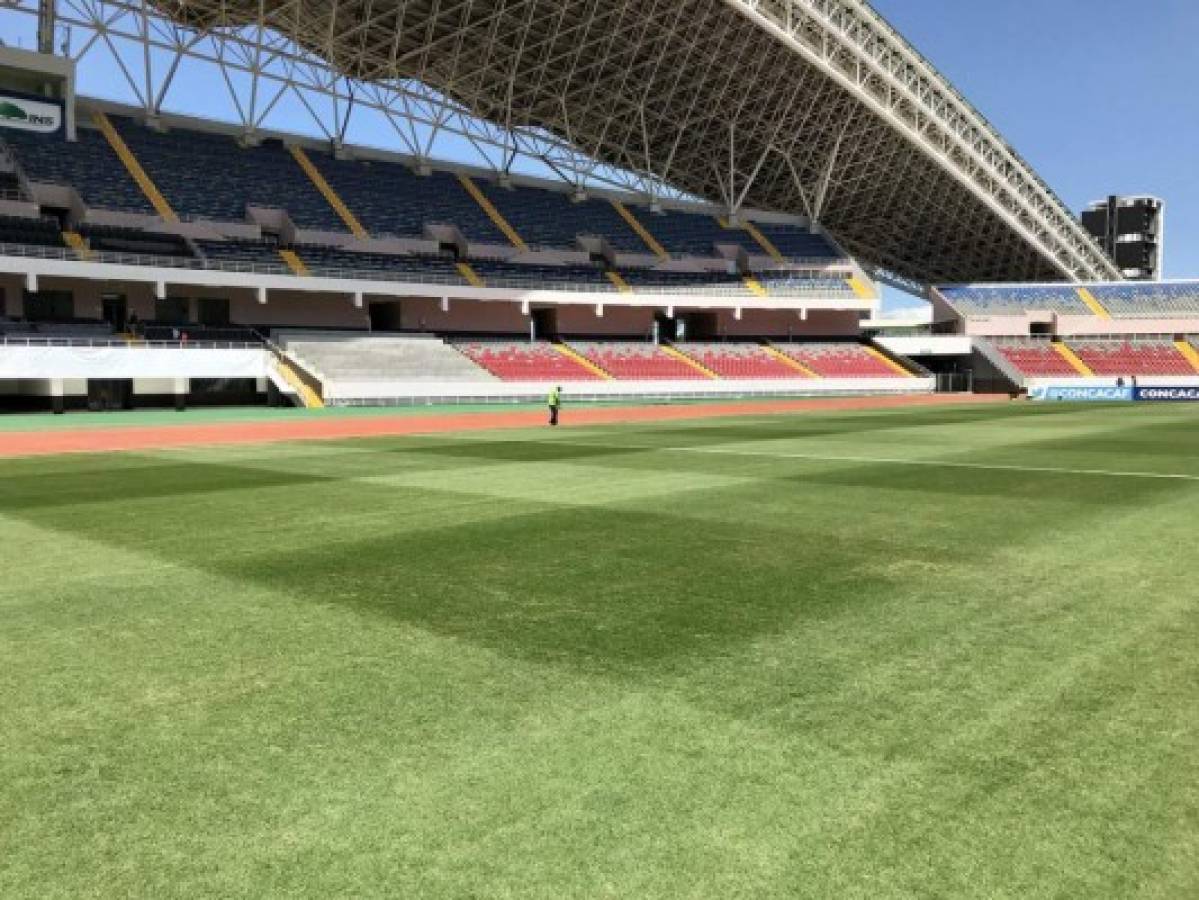 ¡LINDO! Así luce la cancha del estadio de San José donde jugará Olimpia