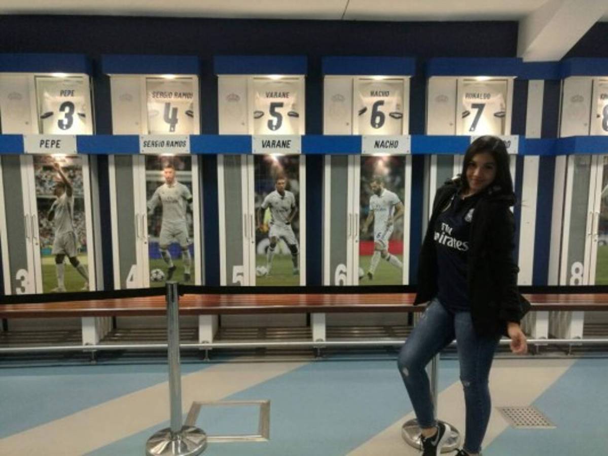 Gaby Perdomo, la guapa seguidora del Real Madrid y fanática de Sergio Ramos