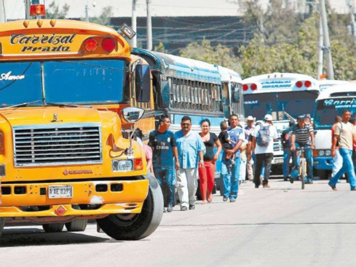 En agosto el transporte público en Honduras volvería a trabajar y ya se están preparando