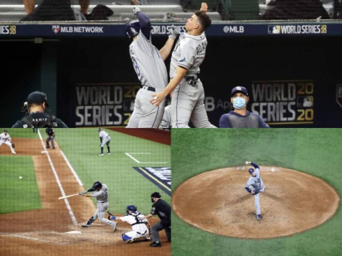 Con jonrones e increíble pitcheo: Tampa Bay Rays iguala a uno la Serie Mundial ante Los Angeles Dodgers