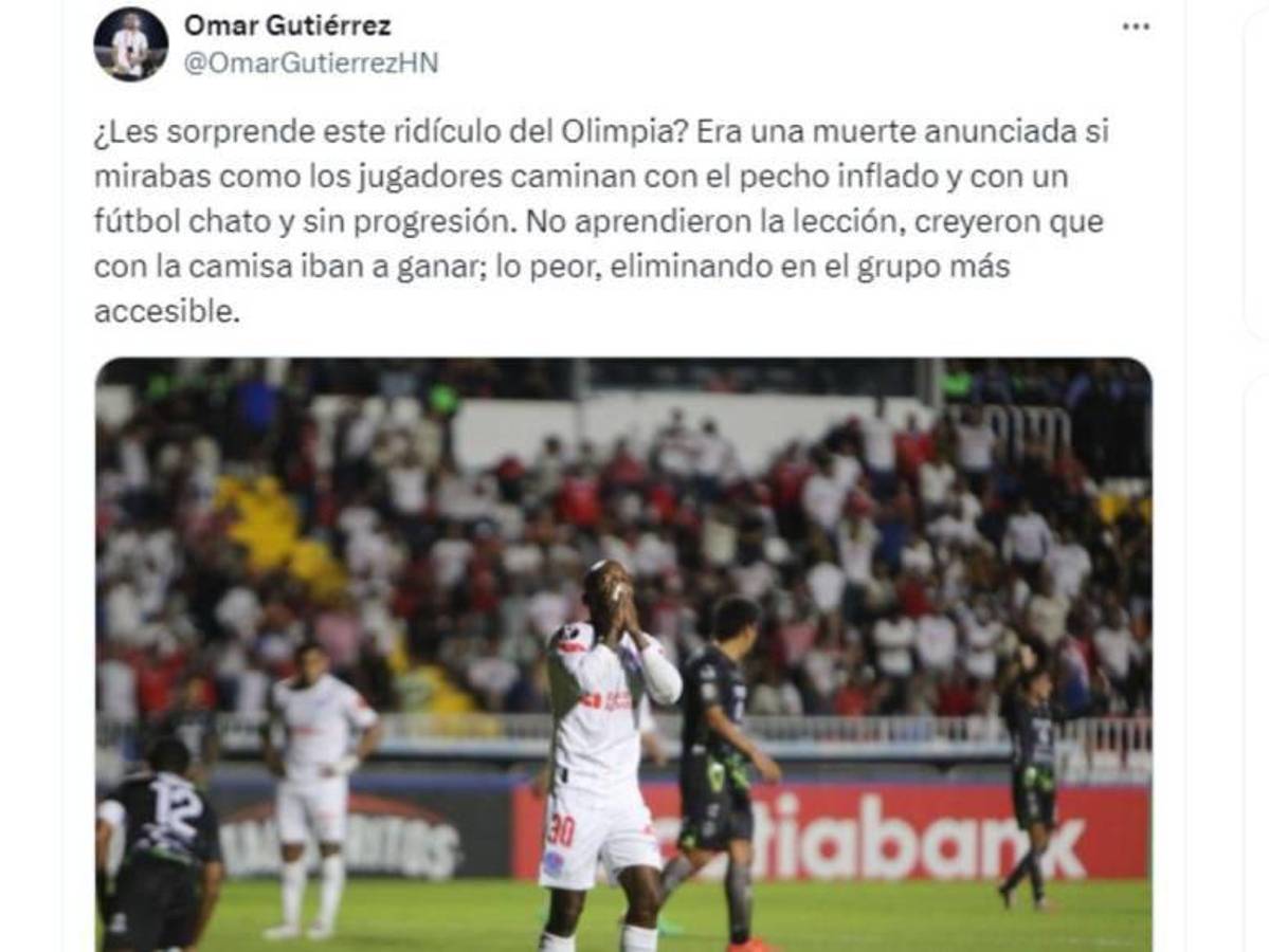 Olimpia fracasó en Copa Centroamericana y señalan a los culpables: lo que dice la prensa tras la eliminación del León