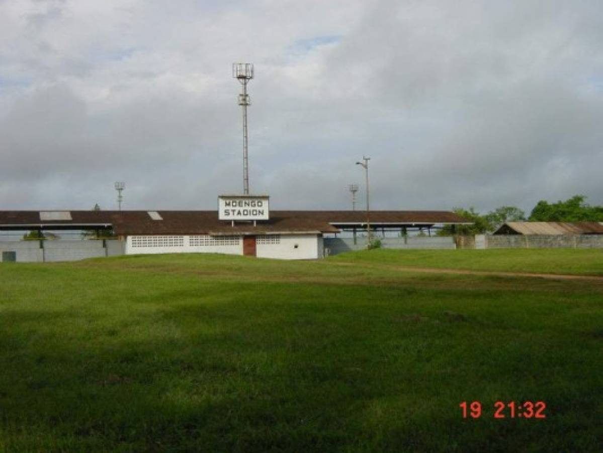 La cancha que visitará Olimpia en Surinam para enfrentar al Inter Moengotapoe en Liga Concacaf