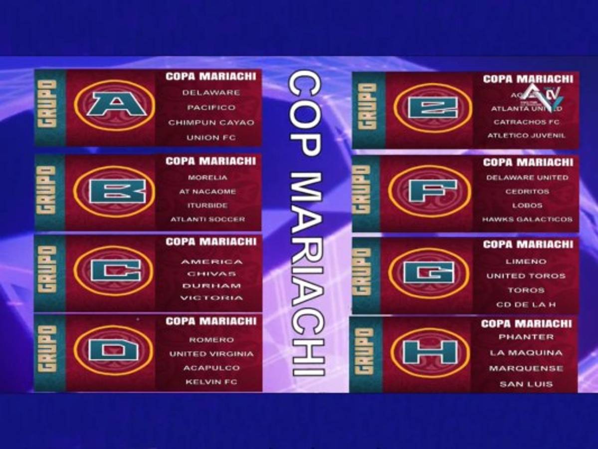 ¡Todo listo! Ya se conoce cómo quedaron los grupos para la Copa Mariachi Atlanta 2021