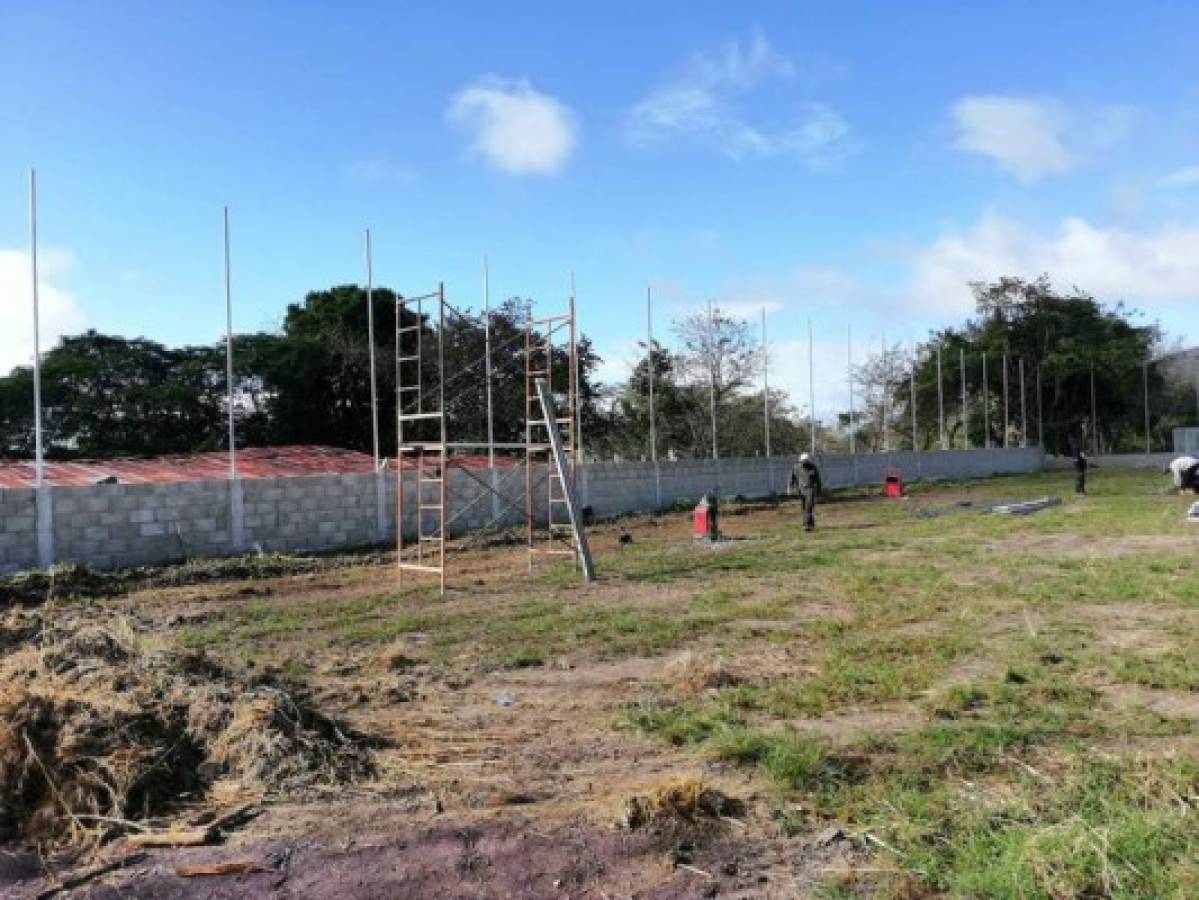 Fotos: Así marchan los trabajos de construcción del estadio de béisbol Mauricio Dubón en Juticalpa