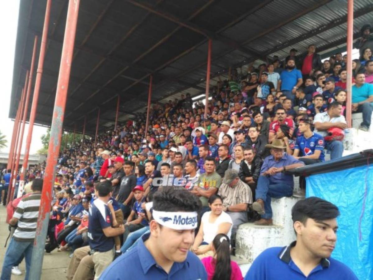 Danlí se vuelve a pintar de azul previo al juego Real de Minas-Motagua