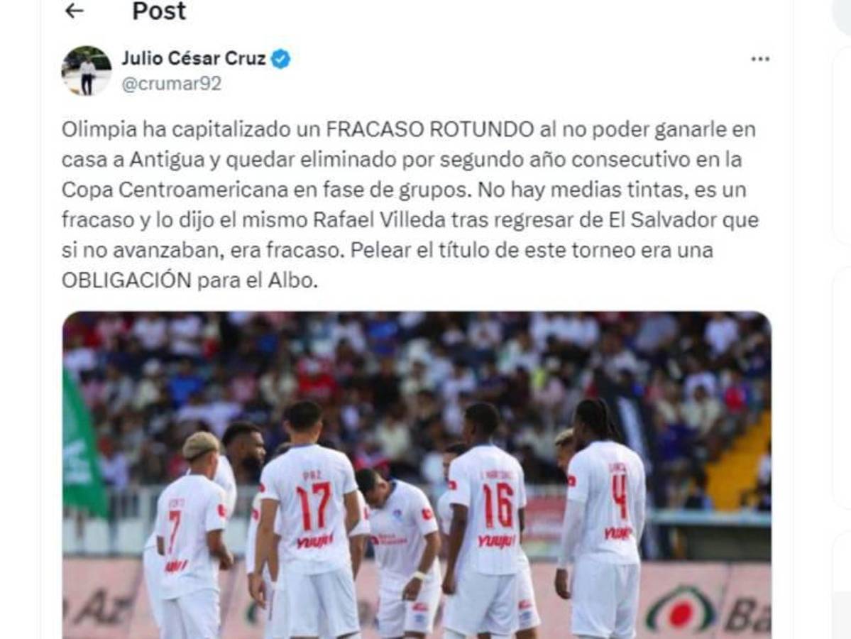 Olimpia fracasó en Copa Centroamericana y señalan a los culpables: lo que dice la prensa tras la eliminación del León