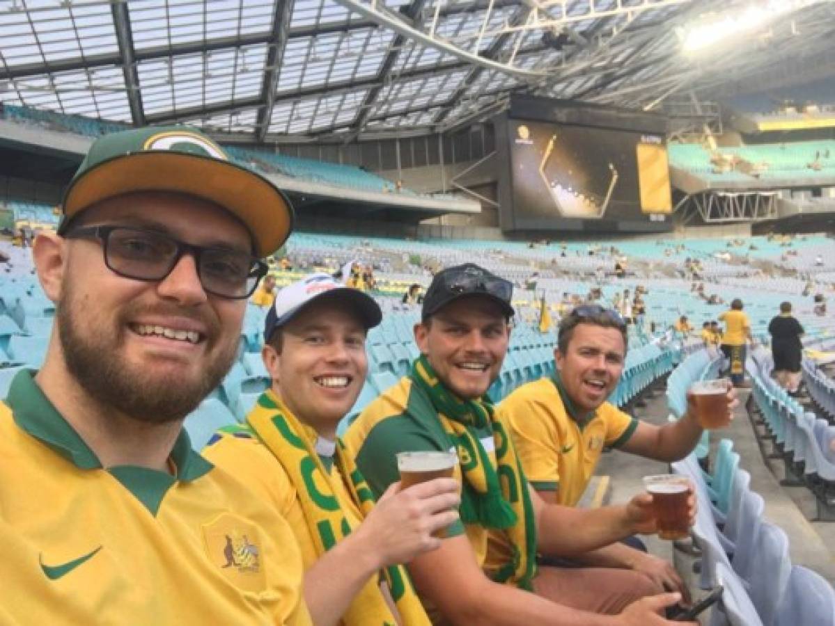 Así es el espectacular ambiente en el ANZ Stadium de Sídney para el Australia-Honduras