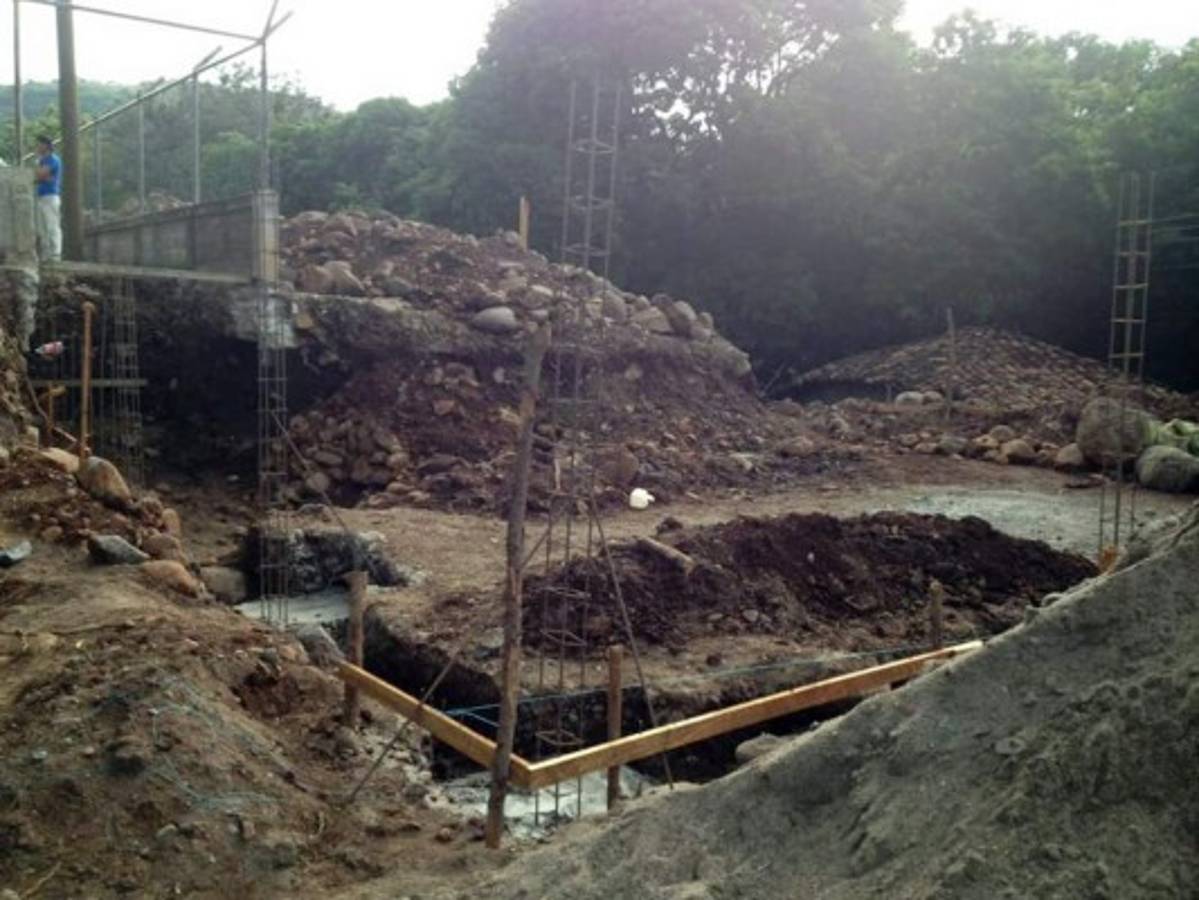 Así es el nuevo y moderno estadio que se construye en Orocuina, Choluteca