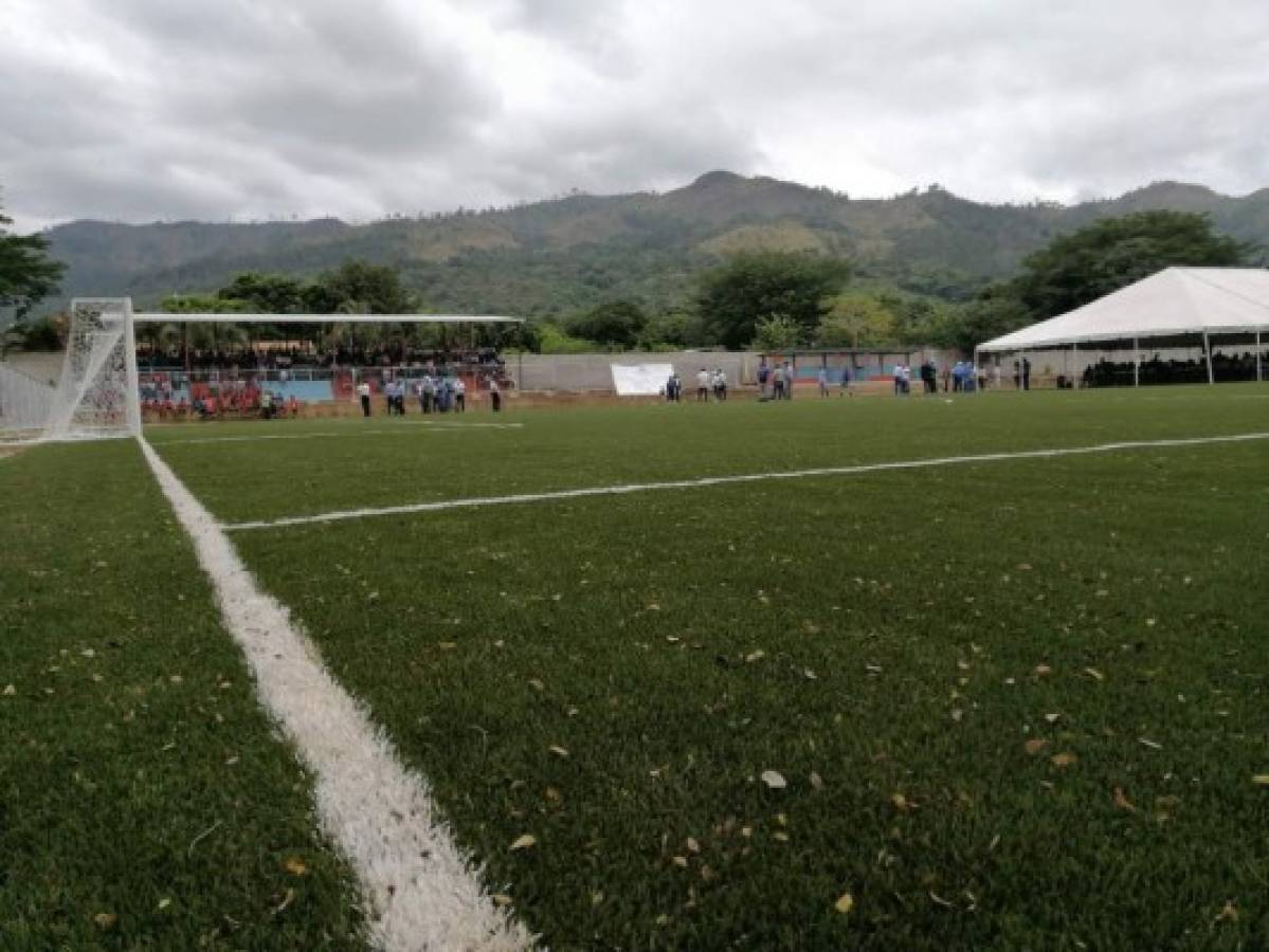 Inauguran un bonito estadio en el municipio de El Porvenir, Francisco Morazán