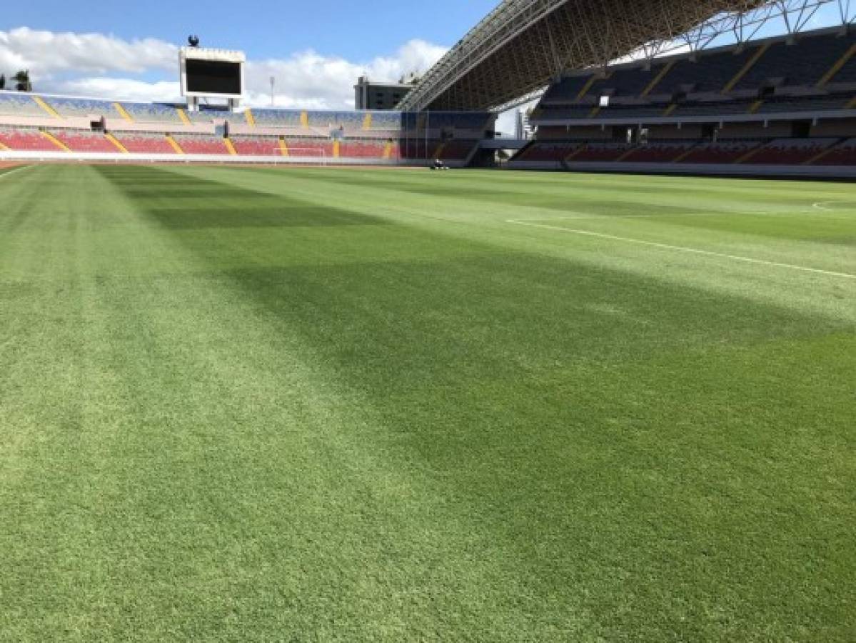 ¡LINDO! Así luce la cancha del estadio de San José donde jugará Olimpia