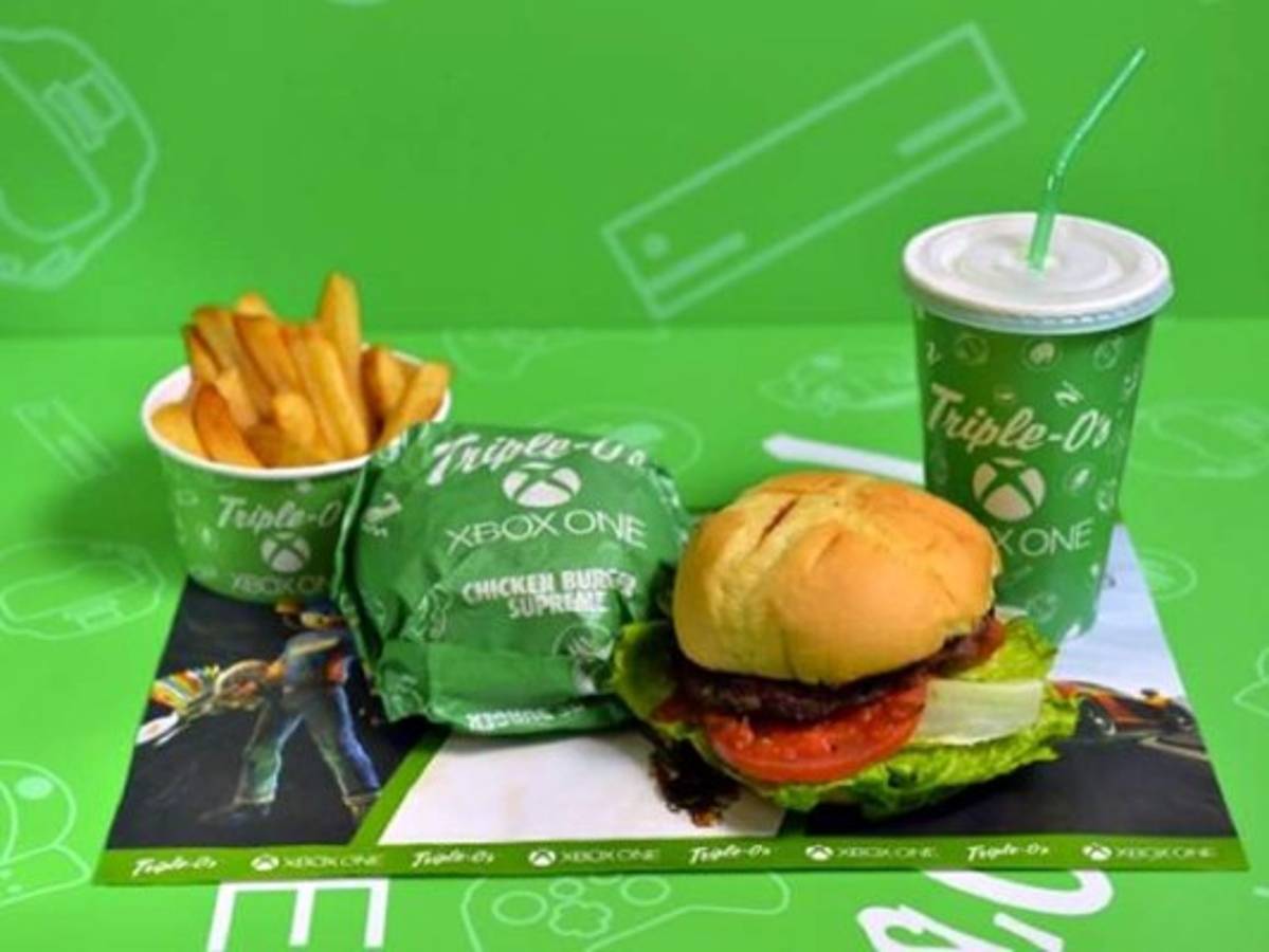 Crean una hamburguesa inspirada en el Xbox One