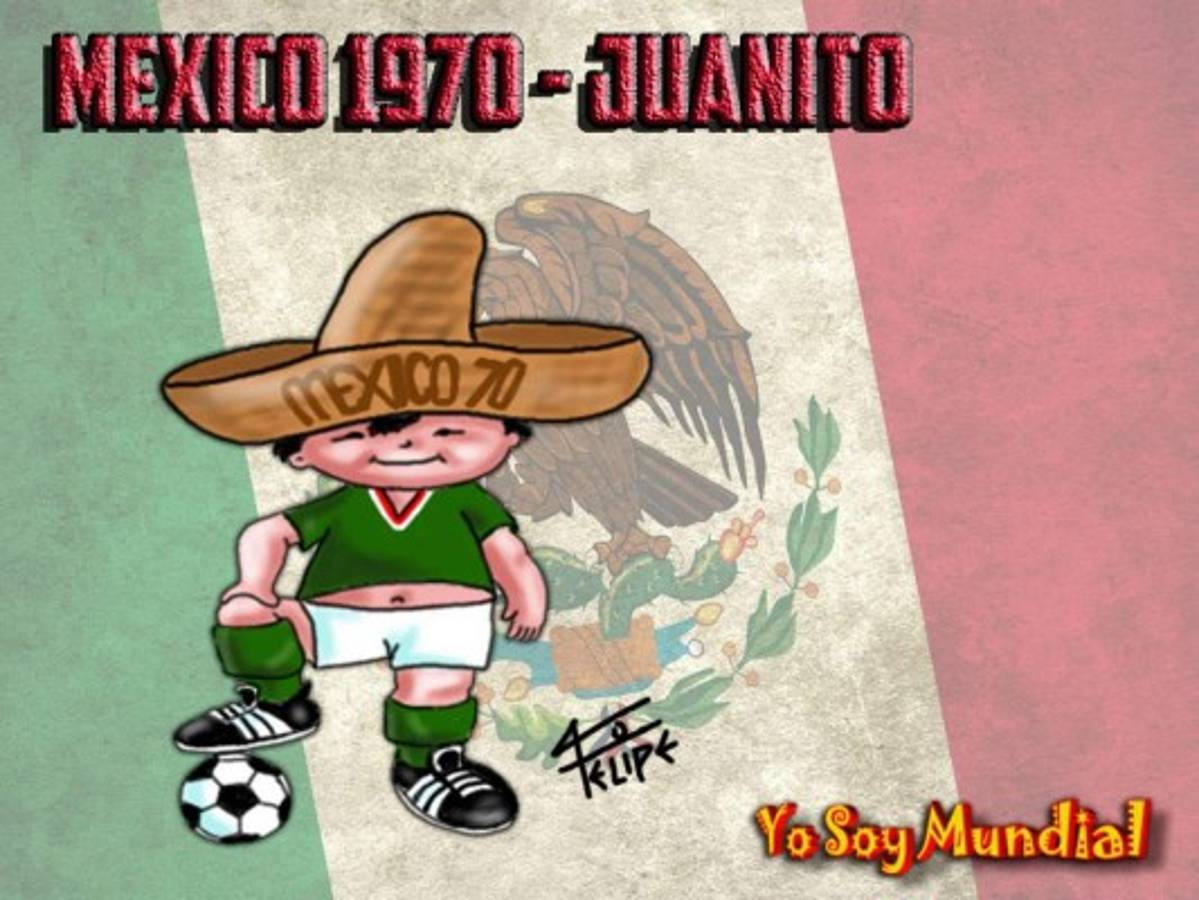 Las mascotas de todos los mundiales de Fútbol