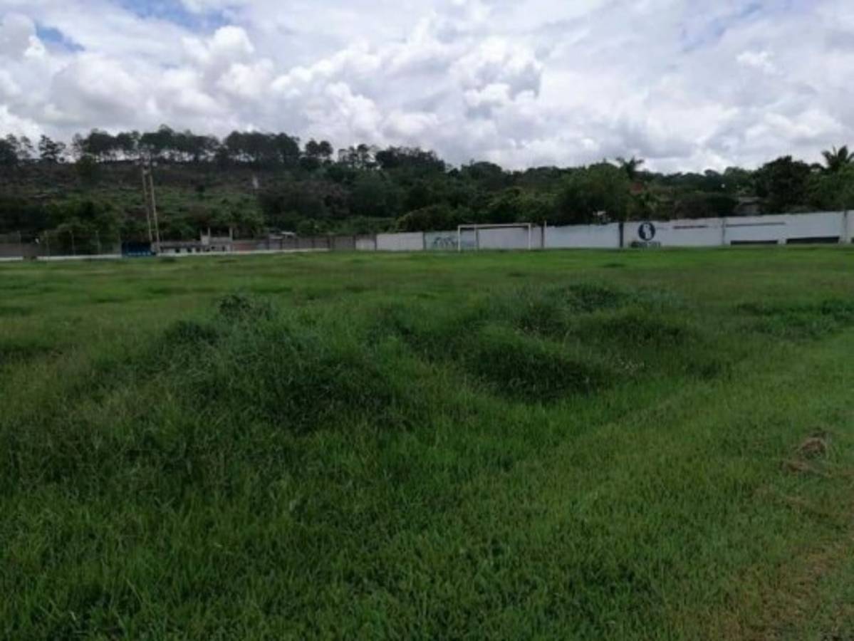 ¡Irreconocible! Así luce la cancha del Estadio Argelio Sabillón de Santa Bárbara