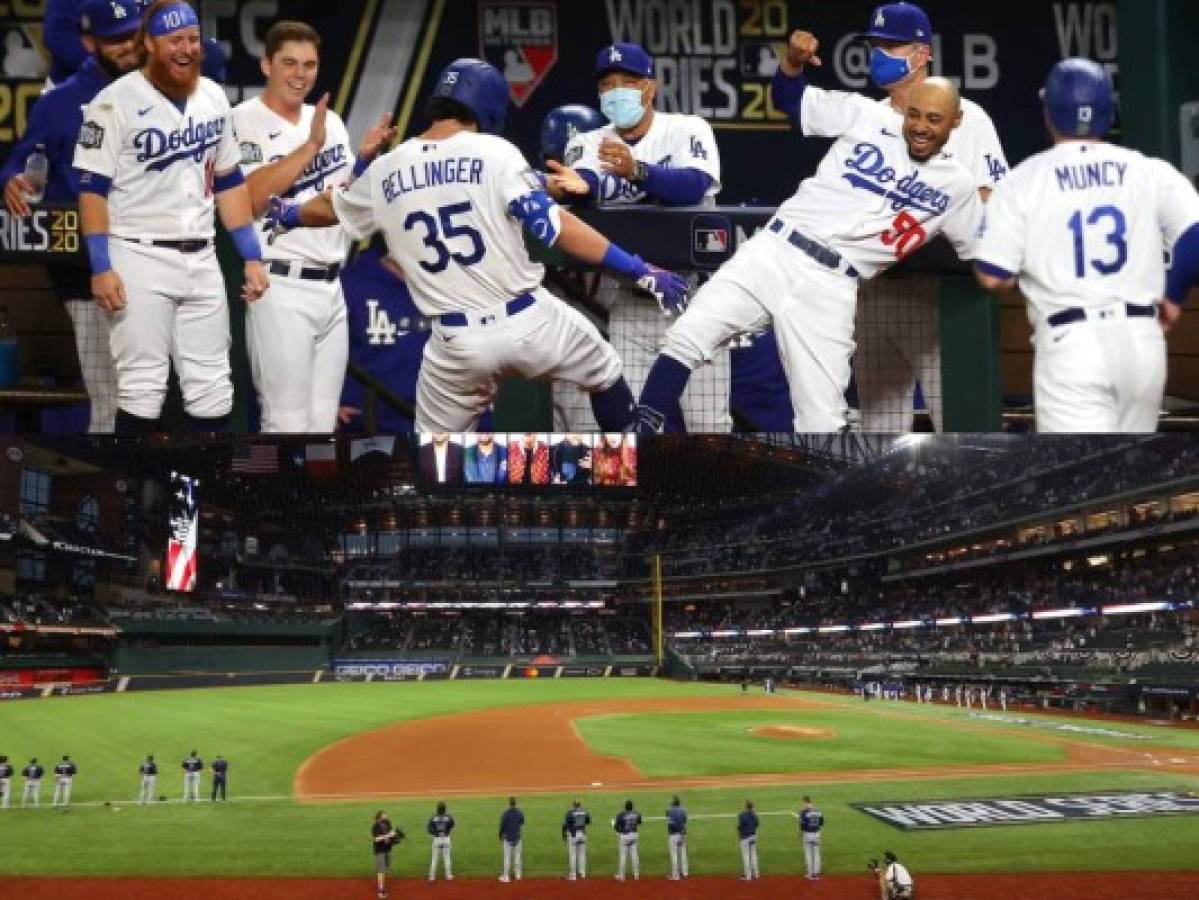 MLB: Dodgers arrasan a los Rays en el primer juego de la Serie Mundial con 11 mil aficionados presentes