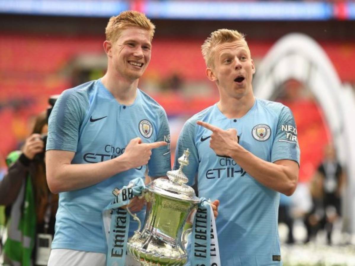 Así celebró el Manchester City el título de la FA Cup en Inglaterra