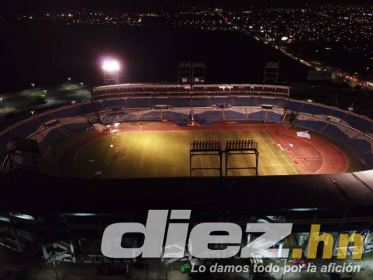¡ESPECTACULAR! Así luce el estadio Olímpico previo al Honduras-EUA