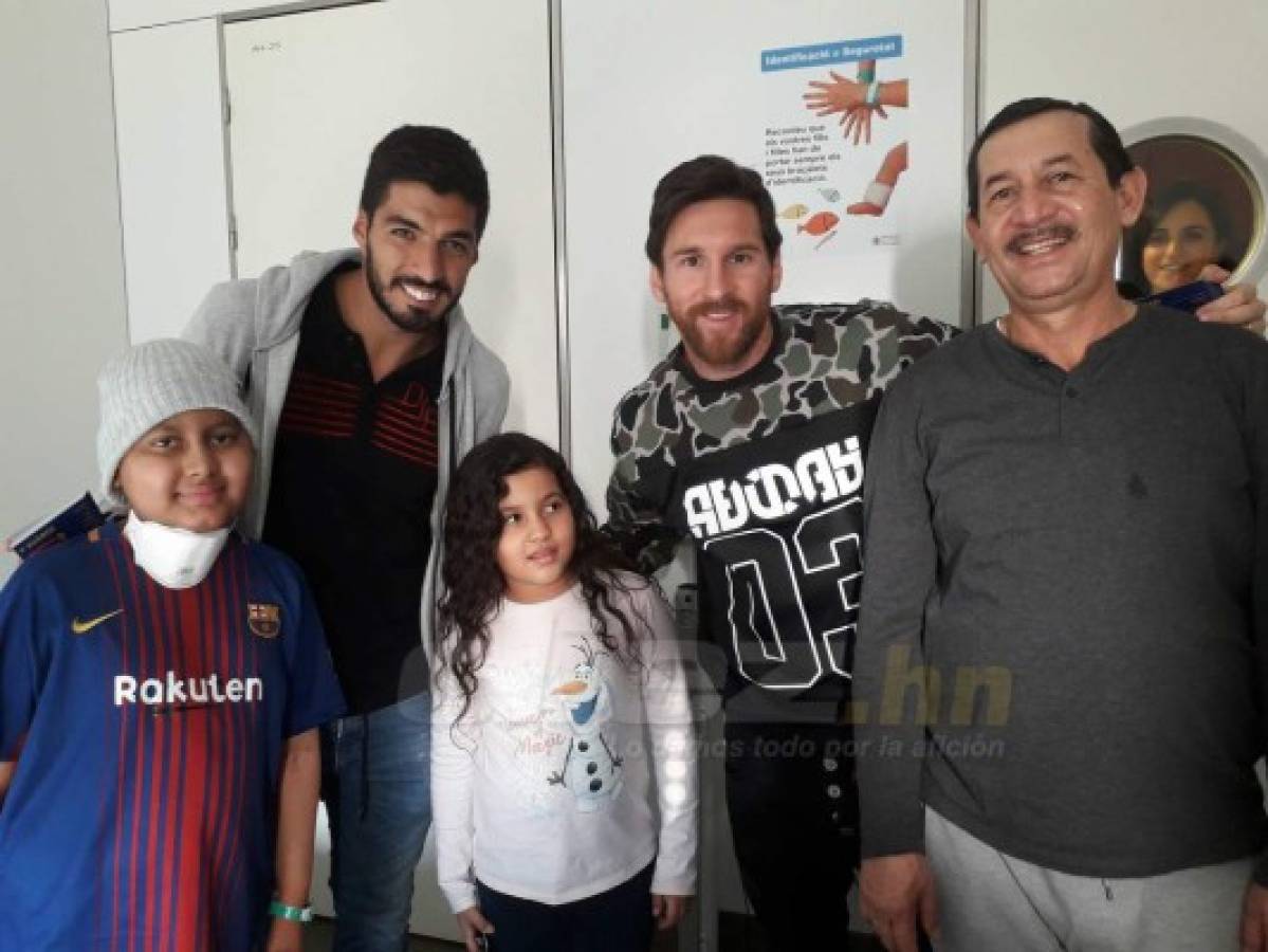 ¡Cumplió su sueño! Así se la pasó Gustavito con Messi y Suárez