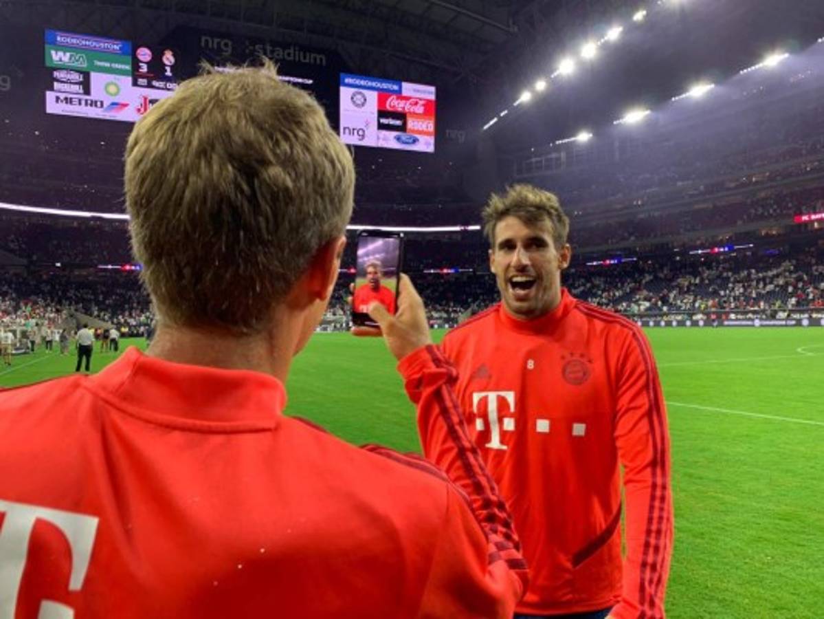 Fotos: El gesto de burla a Hazard y Bale ni siquiera se viste en el Bayern-Real Madrid