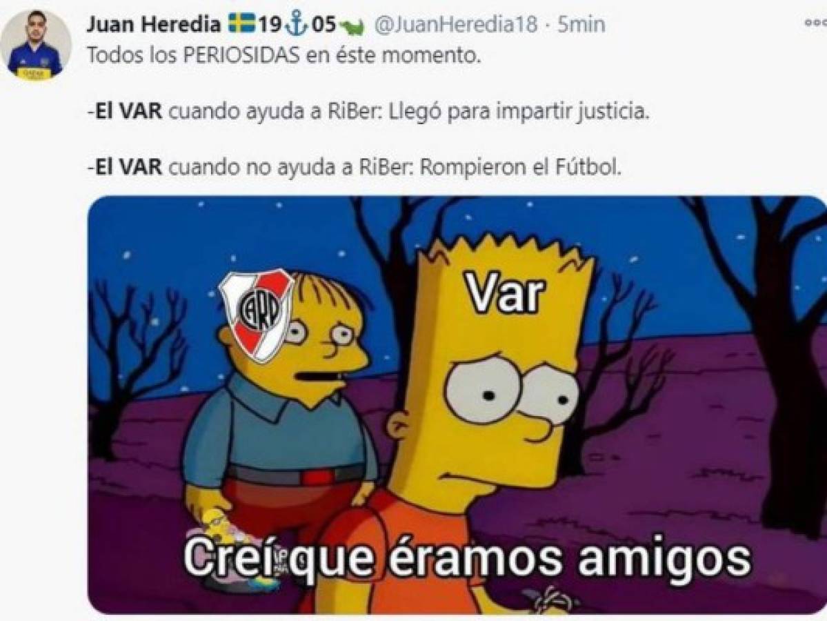 Robo y VAR: Los memes no perdonan a River Plate tras ser eliminados en la Copa Libertadores