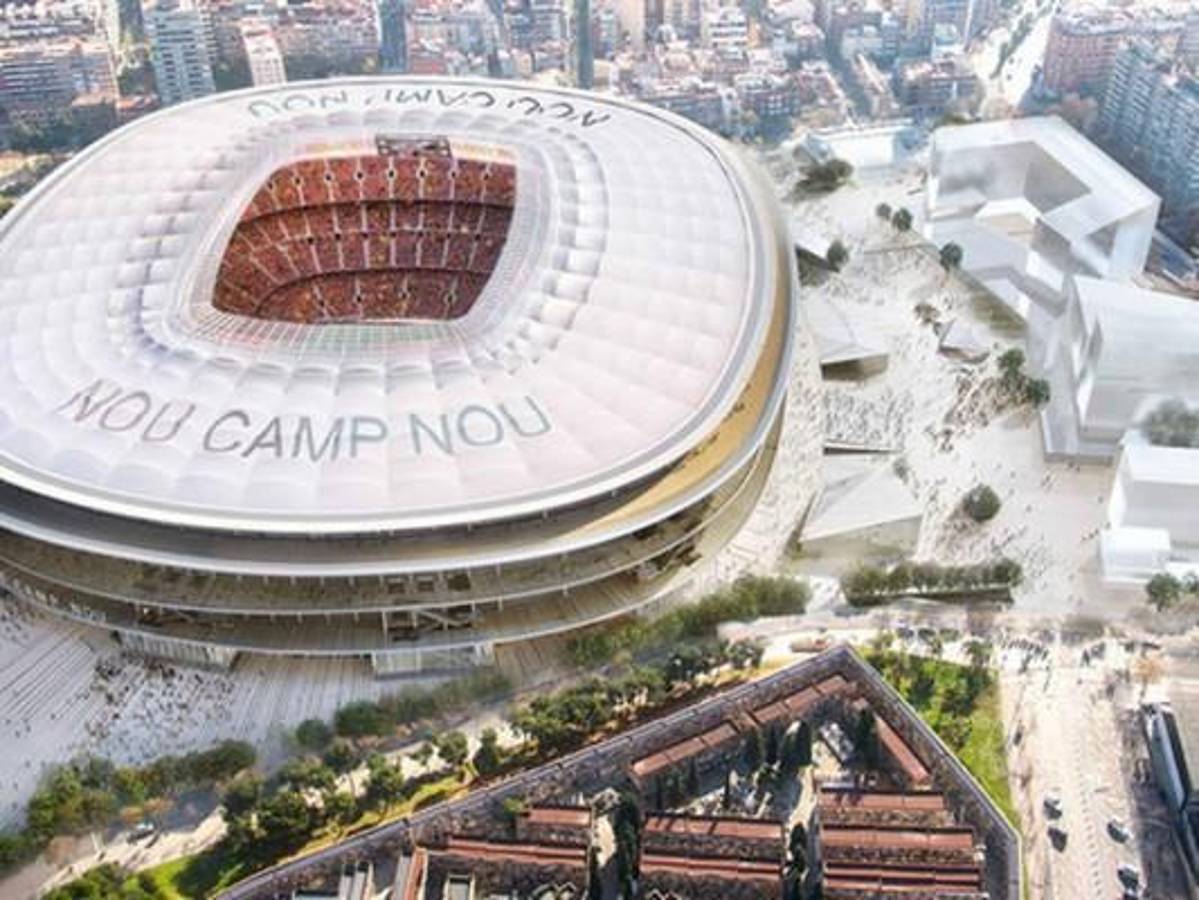 El Barcelona desvela cómo lucirá el nuevo Camp Nou tras el acuerdo con Spotify; y presenta también su camiseta