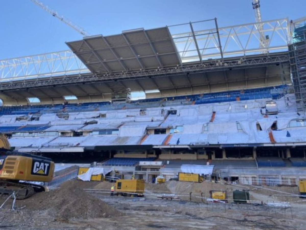 Descubren la megatubería subterránea: Así marcha la remodelación del Santiago Bernabéu