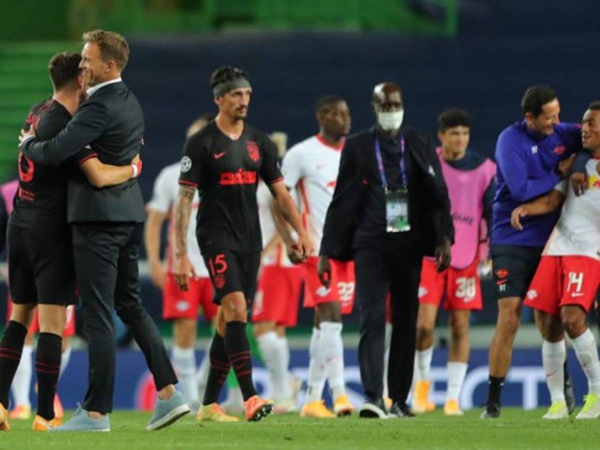 NO SE VIO EN TV: La peor foto de Cholo Simeone, la amargura de Joao Félix y la euforia del Leipzig   