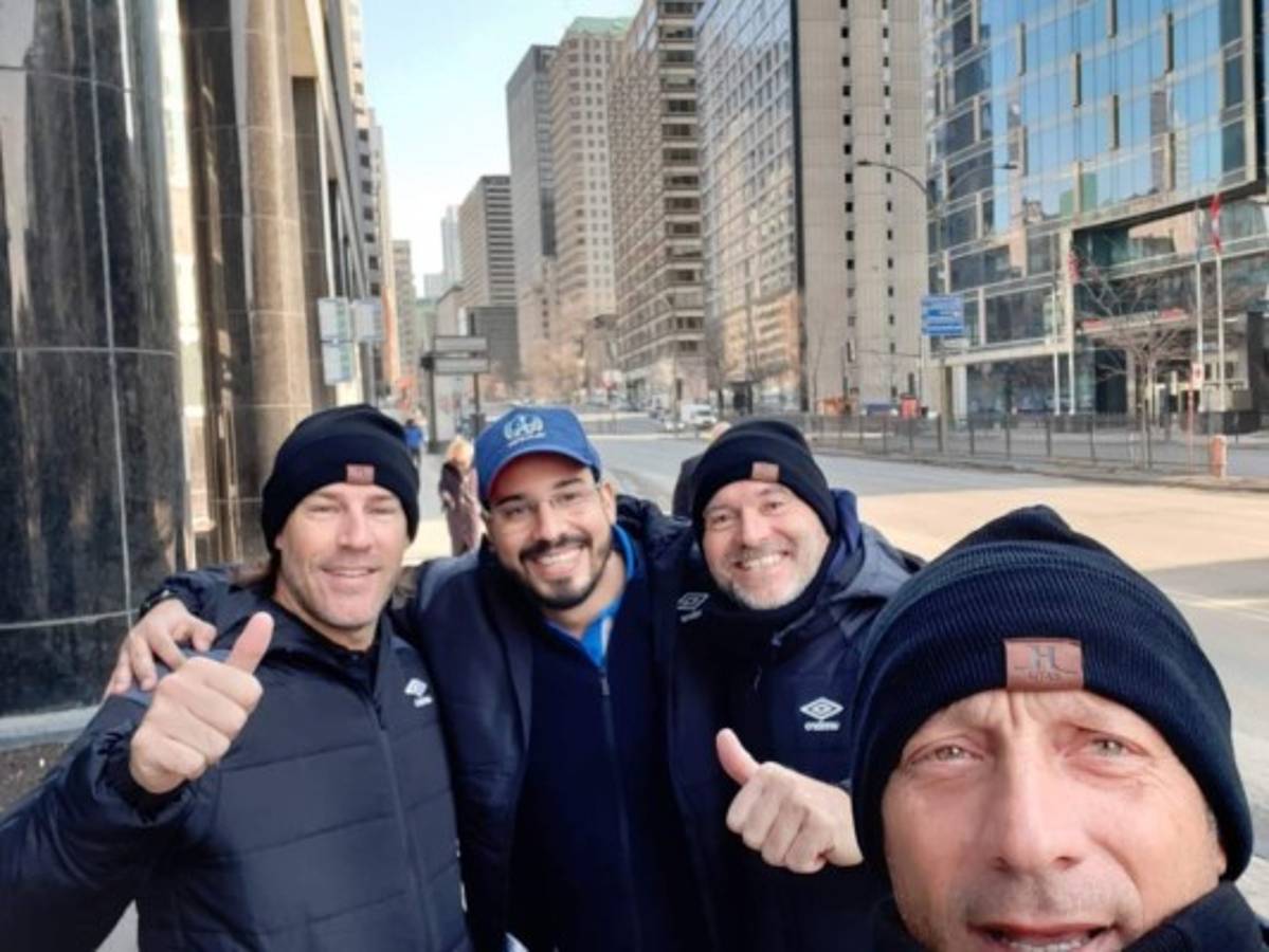 ¡Nieve y abrigos! Así se la pasa en Montreal el Olimpia previo al juego ante el Impact