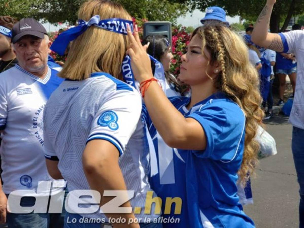Un hondureño con una mexicana: Las bellas chicas que deslumbran en el State Farm Stadium