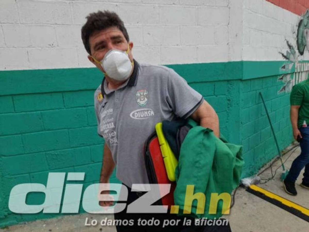 En fotos: Policía Nacional blinda el estadio Yankel Rosenthal horas antes del Marathón-Olimpia