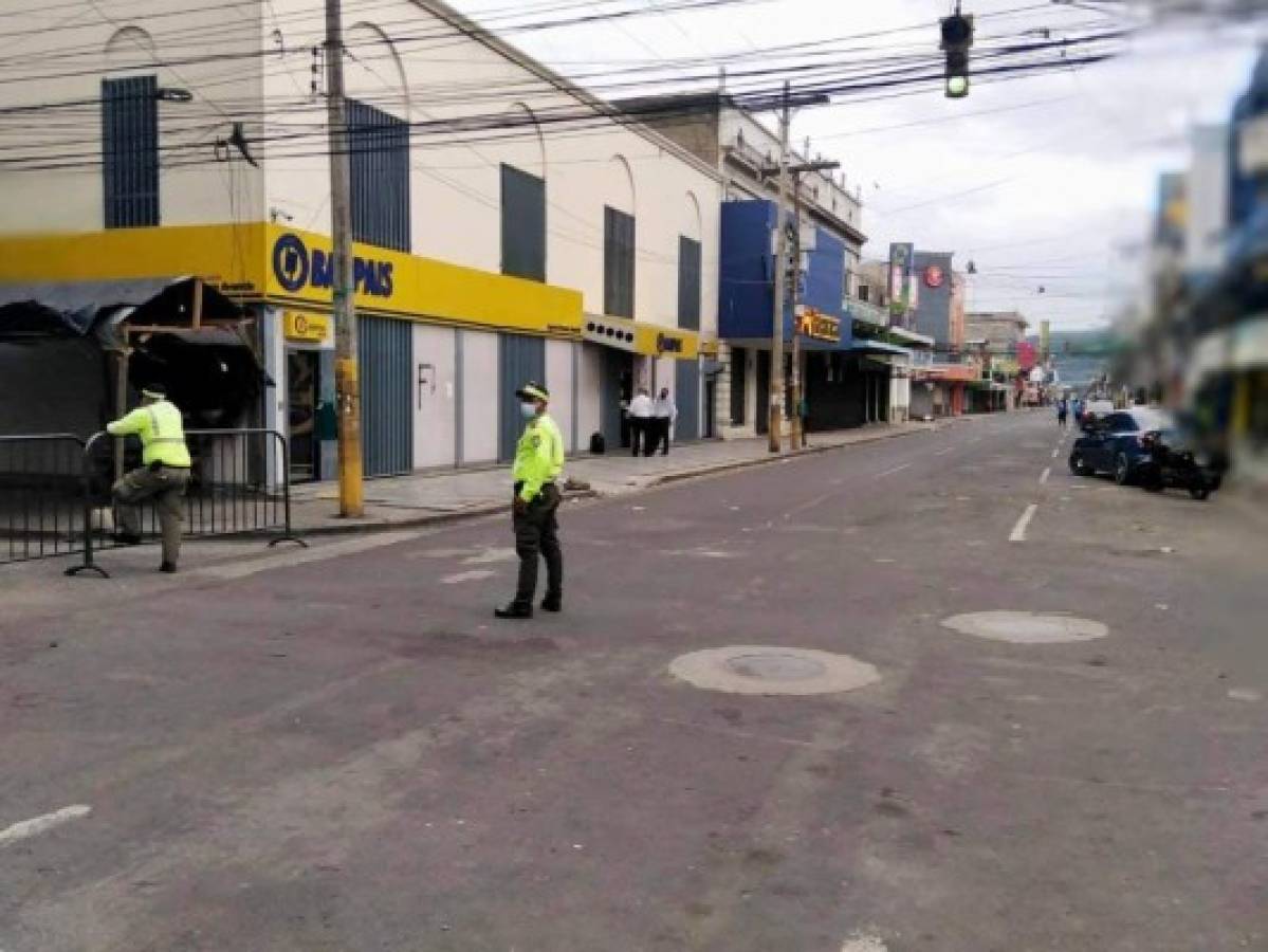 Las sorprendentes imágenes del centro de San Pedro Sula: Limpia y ordenada