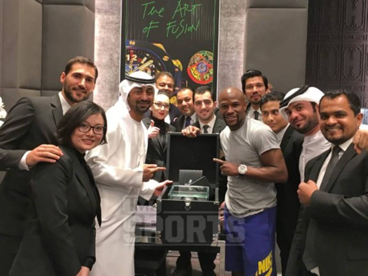 La nueva excentrecidad de Mayweather: un reloj de un millón de dólares