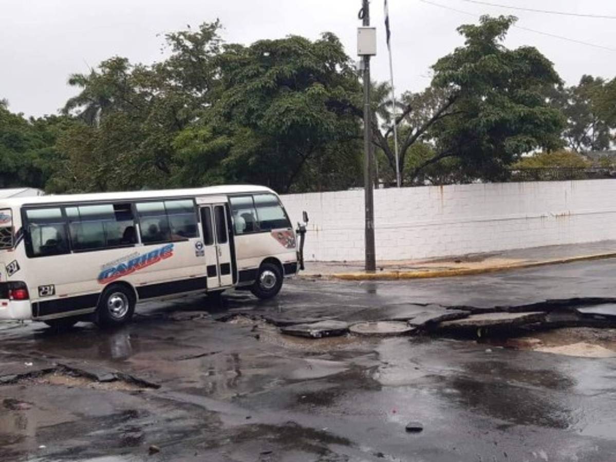 Sucumbe la capital industrial: Así luce San Pedro Sula por las fuertes lluvias que está dejando Iota