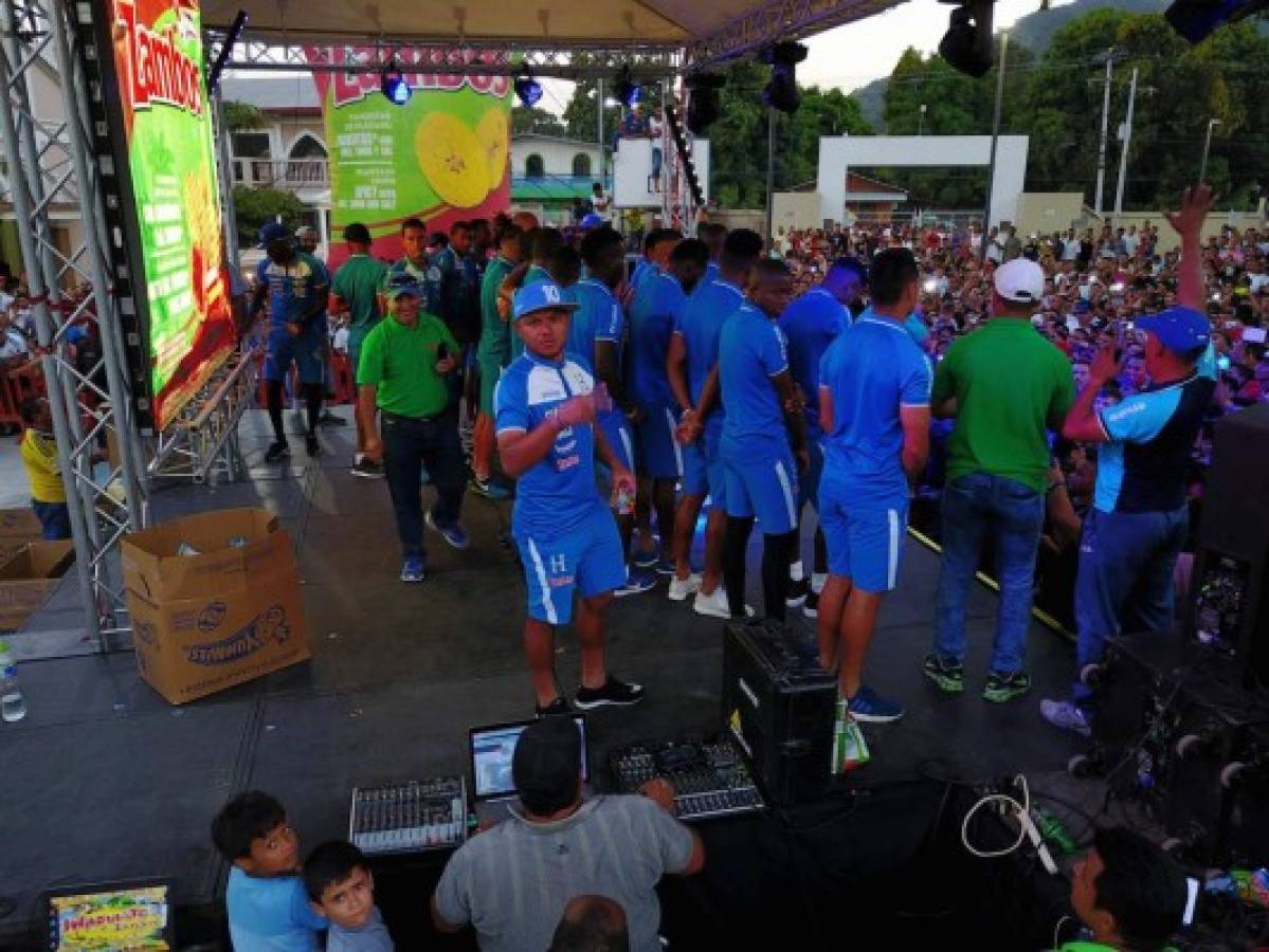 ¡Una locura! Selección de Honduras se llevó un gran cariño de Chamelecón