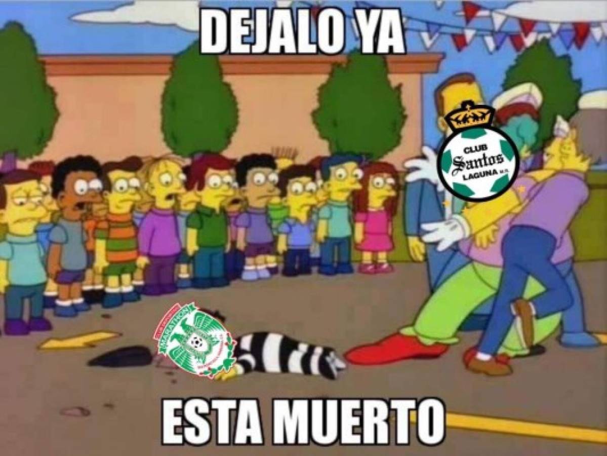 Los memes se apoderan tras la goleada de Santos a Marathón