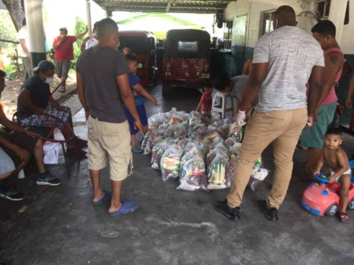 ¡Por tierra y por mar! Osman Chávez reparte alimentos en los pueblos garífunas