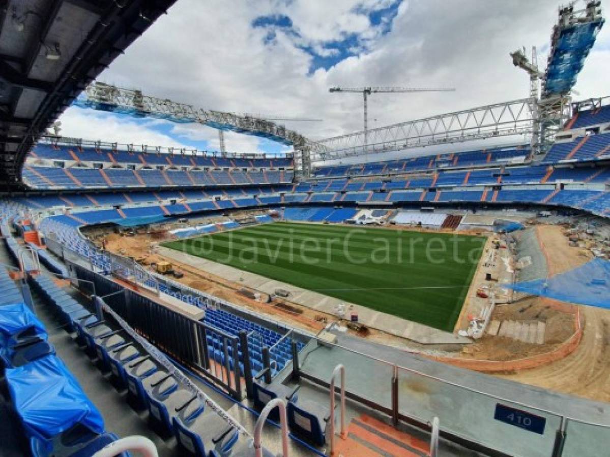 El Bernabéu, listo para el regreso del fútbol: Así va la transformación del estadio del Real Madrid