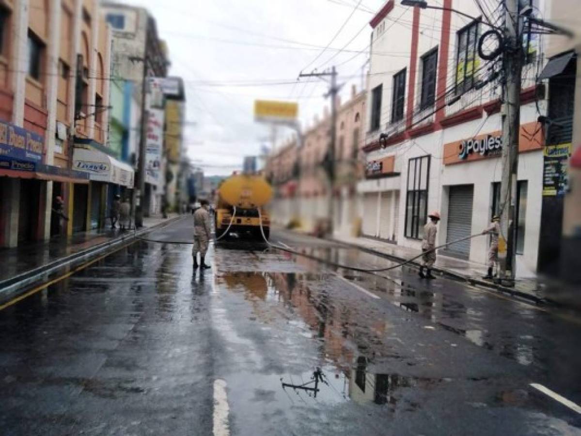 Las sorprendentes imágenes del centro de San Pedro Sula: Limpia y ordenada