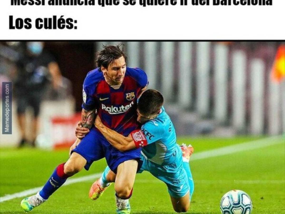 Los nuevos memes que revientan a Messi y Barcelona luego de su divorcio; nadie se salva