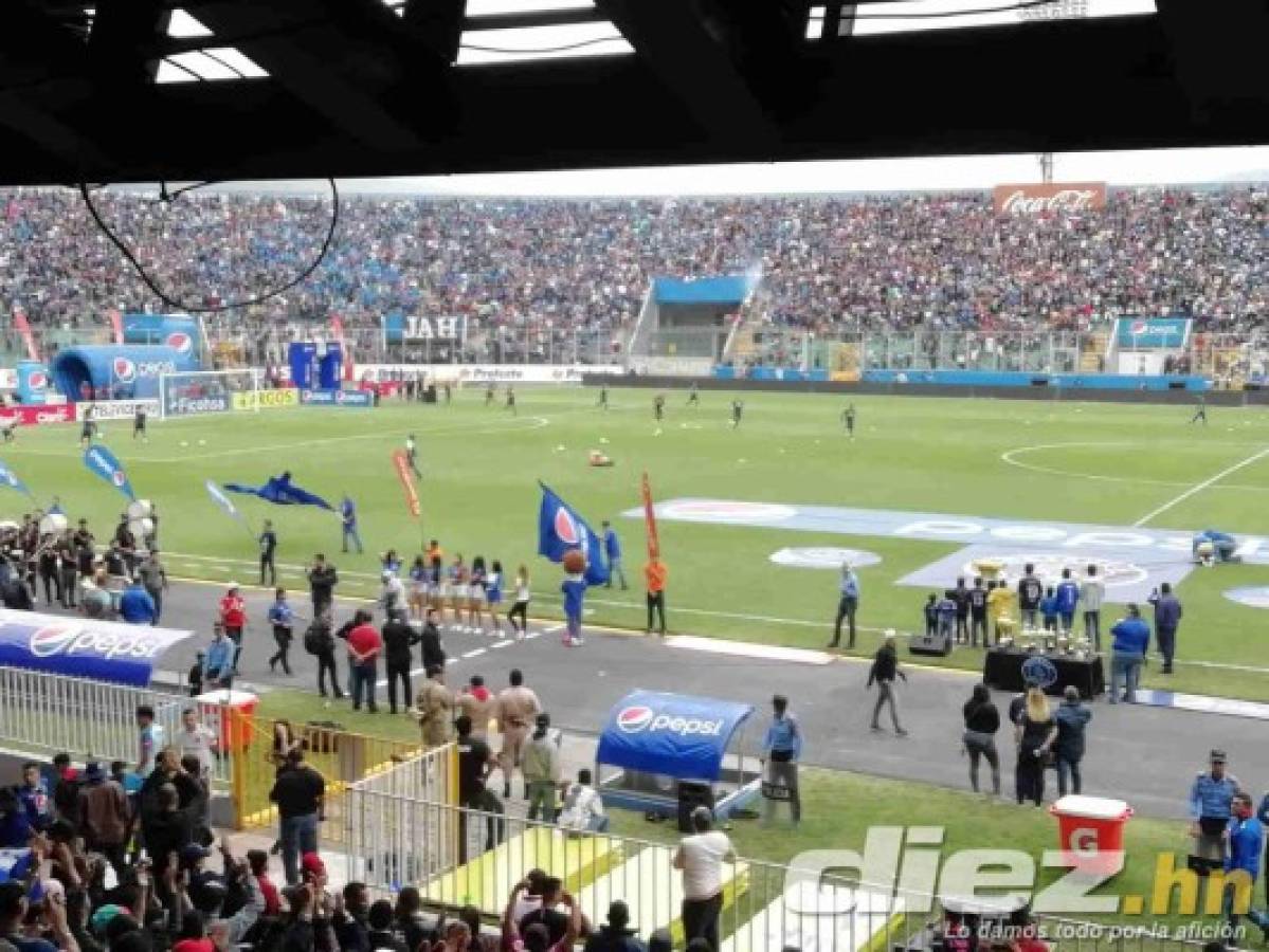 El llenazo de la afición del Motagua y Olimpia en la Gran Final del torneo Apertura