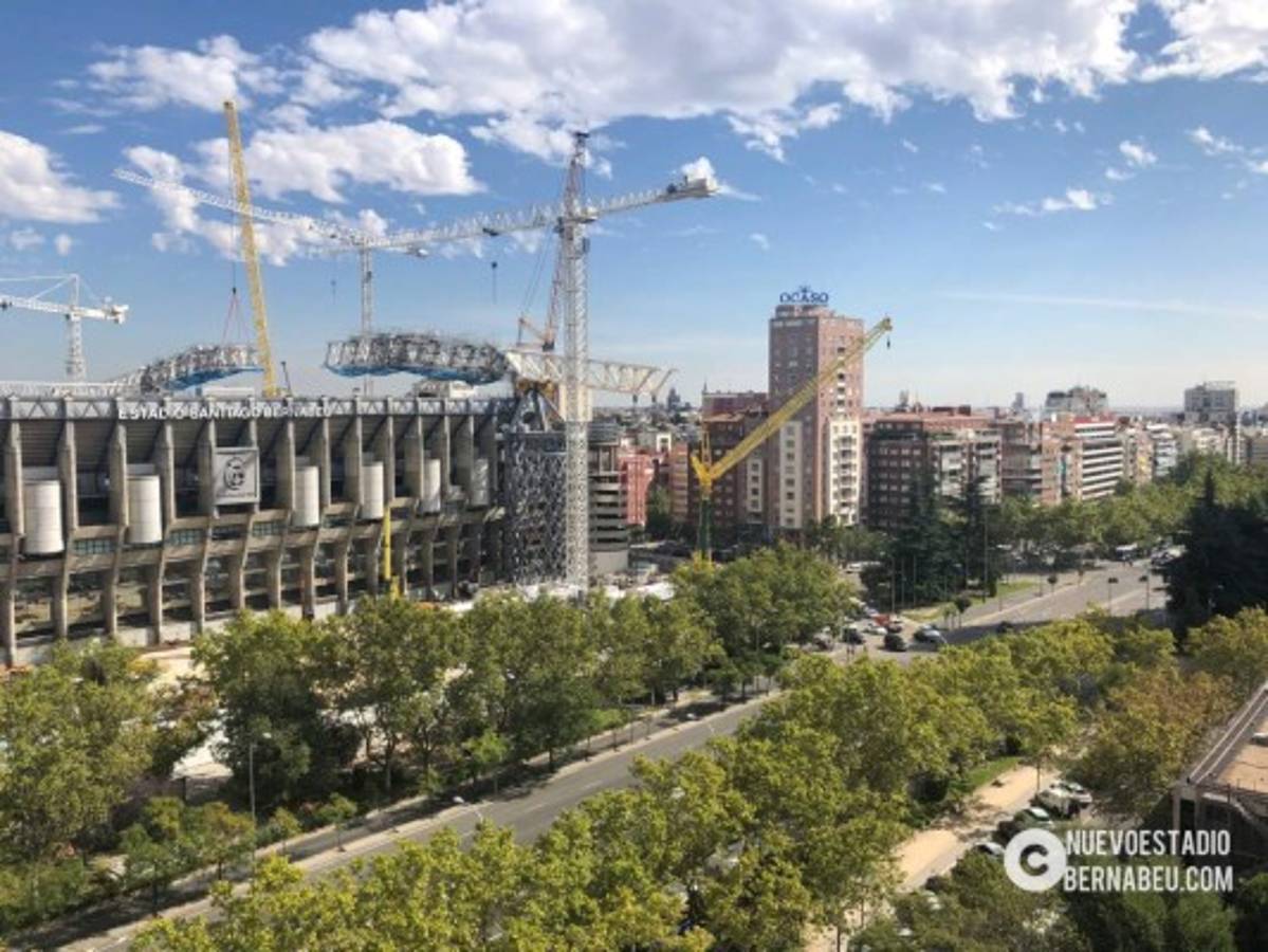 El Bernabéu, listo para el regreso del fútbol: Así va la transformación del estadio del Real Madrid