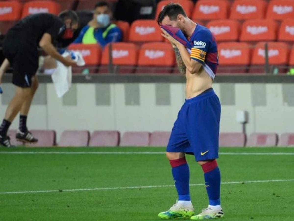 Messi destrozado: Los rostros de tristeza del Barcelona tras perder la liga española ante el Madrid  