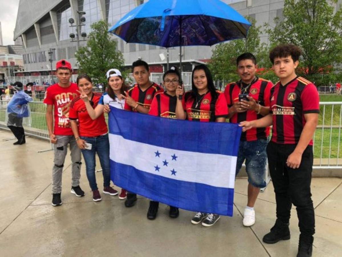 Juego de las Estrellas: Hondureños ponen el ambiente en el Mercedes-Benz Stadium
